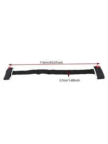 （魔术贴绑带方向随机）红色耳朵设计手持式双板滑雪固定器、滑雪板固定带、滑雪板肩带 - 彩色 - 查看 7