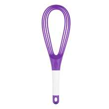 Collapsible Twist Whisk, Dual-Style Balloon & Flat Mixing Tool, Essential Home Kitchen Gadget & Baking Accessory - Multicolor - View 11