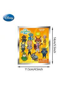Disney 1个官方授权的《疯狂动物城2》盲袋散装钥匙扣夹，3D动漫人物，随机包含朱迪、尼克或其他角色，非常适合作为生日、圣诞节礼物送给家人朋友和收藏家。 - 彩色 - 查看 4