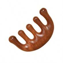 Peigne de massage en forme de grenouille, peigne de massage multifonctionnel convenant pour les yeux et le visage, peigne rond et en forme de disque, peigne de massage du cuir chevelu à cinq dents, peigne en bois de santal. Convient pour une utilisation à la maison, les sports, les activités de plein air, les soins de santé, le fitness, le bien-être, et peut également être utilisé comme cadeau de vacances. - Multicolore - Voir 11