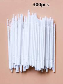 100pcs/Pack Disposable Micro Eyelash Remover Wipes, Eyelash Cleaning Sticks, Extended Cleaning Swabs, Eyelash Extension Tools - Multicolor - View 16