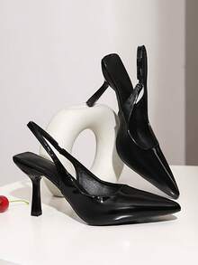 2026 New Lacquered Leather Dance Party Fashion Pumps For Teenage Girls - Black - View 5