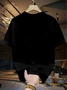 Capybara Gym T-Shirt, "Getting In Shape," Bodybuilding Fitness Training Shirt, Sizes S To Plus Size. - màu đen - Xem 3