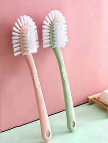 1个硬毛鞋刷，家用塑料清洁刷，多功能手持式带柄清洁刷，浴室刷 - 鞋刷 - 查看 12