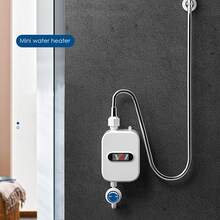 Calentador de agua instantáneo eléctrico de 3500w 110v, con cabeza de ducha, adecuado para cocina y baño - Ver 2