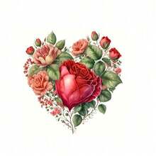 1pc/2pcs/3pcs Large Peony Heat Transfer Printing Patch, DIY Ironing Fabric Sticker Suitable For T-Shirt, Sweatshirt, Baseball Cap, Canvas Bag - L+S - View 5