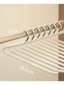 10pcs/5pcs/1pc Pants Hangers Space Saving, Open Ended Metal Pant Hangers, Non Slip Jean Hangers For Men And Women, Closet Storage Organizer For Clothes Leggings Slacks Trouser Ties,Best Gifts,Suitable For Home, Hotel, University Back To School - View 5