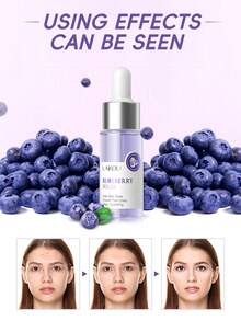 LAIKOU 1支莱寇蓝莓淡化皱纹面部精华液，减少细纹，保湿面部护理，送给女性、妈妈、妻子、姐妹、青少年、女朋友的礼物，护肤SPA母亲节 - 藍莓 - 查看 3