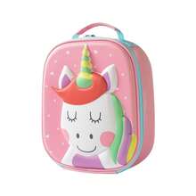1 buah Tas Bekal Makan Siang Terisolasi EVA Bergambar Unicorn Kartun, Tas Kotak Bekal Termal Bergambar Hewan untuk Anak-anak dan Pelajar - MultiWarna - View 11