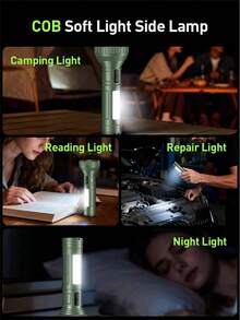 PHILIPS 飞利浦 SFL1252GR LED 手电筒露营灯，带主光源、侧光源和无级调光 - SFL1252GR - 查看 5