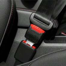 2pcs Car Safety Belt Buckle Extender, Rear Seat Latch Limiter Lock Clip, Practical Modification Accessory - Seatbelt Extender Buckle - View 2