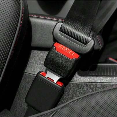 2pcs Car Safety Belt Buckle Extender, Rear Seat Latch Limiter Lock Clip, Practical Modification Accessory
