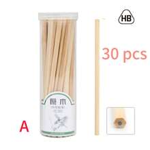 30支三角形、六角形和圆形HB铅笔。采用天然木材制成，握感舒适，不易滚动。书写流畅，适合书写、绘画和日常使用。 - 30pcs - 查看 2