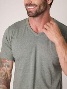 Men T-Shirts - Xám - Xem 11