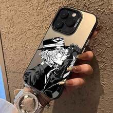 かわいい黒いアニメキャラクタープリントの携帯電話ケース、17、16、15、14、13、12、11 Plus、17 Pro、17 Pro Max、17 Air、17シリーズ、Galaxy S22、23、24、25 Ultra Plus、Edge FEに適しています。   友人や大きなカットな人、あるいは自分自身を分けるへの完璧なクリスマスプレゼントです。  16 Pro Max/16 Plus/16 Pro/16/15 Pro Max/15 Plus/15 Pro/15/14 Pro Max/14 Plus/14 Pro/14/16E/13 Pro Max/13 Pro/13/12 Pro Max/12 Pro/12/11 Pro Max/11用 - 透明な黒 - チェックする 7
