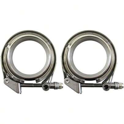 ステンレスマフラーフランジ Vバンド 77Φ 81Φ 77 81 【 MUF－JOI－017－2PC 】 カップリング