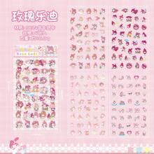 SANRIO 4Sheets Cute Pet Cartoon      Account Material Waterproof Stickers For Bicycle Hand Account Pencil Case Decals - Pochacco - View 7