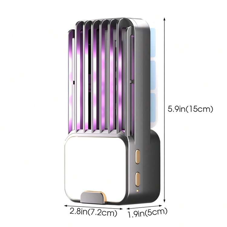 USB供电电蚊灯，3种可调节模式，带夜灯功能，电击灭蚊。适用于室内卧室、书房、户外花园、聚会、露营等场合，是春夏季节必备的驱蚊设备。 - USB直插款 - 查看 2