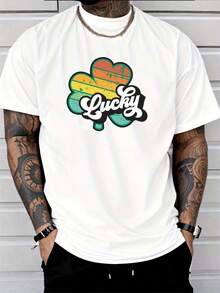 A Tini Bit Irish, St. Patrick's Day Shirt, Cute St. Patricks Day Tee, Y2K, Aesthetic Shirt, Cute 90s St Paddy Outfit, Shamrock Shirt - White - View 12