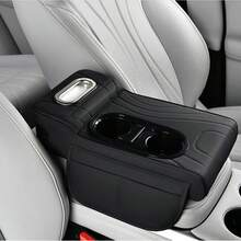 1 Tấm lót tay vịn xe hơi giả da đa năng tích hợp hộp khăn giấy, khay đựng cốc và túi đựng đồ - 4 trong 1: Tấm lót tay vịn trung tâm xe hơi thoải mái và bền bỉ, hộp đựng đồ trên tay vịn, tấm lót tay vịn, hộp đựng đồ trung tâm, hộp đựng đồ tiện dụng giúp tăng cường sự thoải mái khi lái xe, chống mài mòn và dễ vệ sinh, phù hợp với nhiều mẫu xe, hộp đựng khăn giấy mới với khay đựng cốc, thiết kế nhiều lớp, món quà tuyệt vời cho các dịp lễ. - Nhiều màu - Xem 12