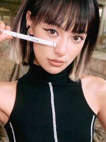 Little Ondine 2-In-1 Liquid Eyeliner Pen, 02 Brown Color, Smooth Formula, Quick Dry & Smudge-Proof, Dual-Tip Fine Applicator, Waterproof & Long-Lasting, Ideal For Christmas Stage Makeup, Suitable For Sensitive Eyes, Easy To Remove, Pocket-Sized, 0.5ml/0.02fl Oz - 02 - View 12