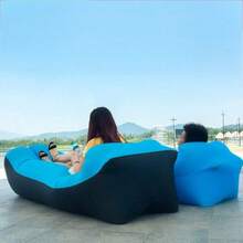 Portable Inflatable Sofa And Chair Set - Heavy Duty Single Person Outdoor Lounge Chair, Quick Inflate/Deflate, Lightweight Compact, Suitable For Camping, Beach, Backyard - Multicolor - View 7