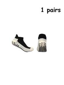 Men's Short Football Socks, Professional Match Towel Bottom Socks, Non-Slip Boat Socks For Fitness Training And Running - Multicolor - View 9