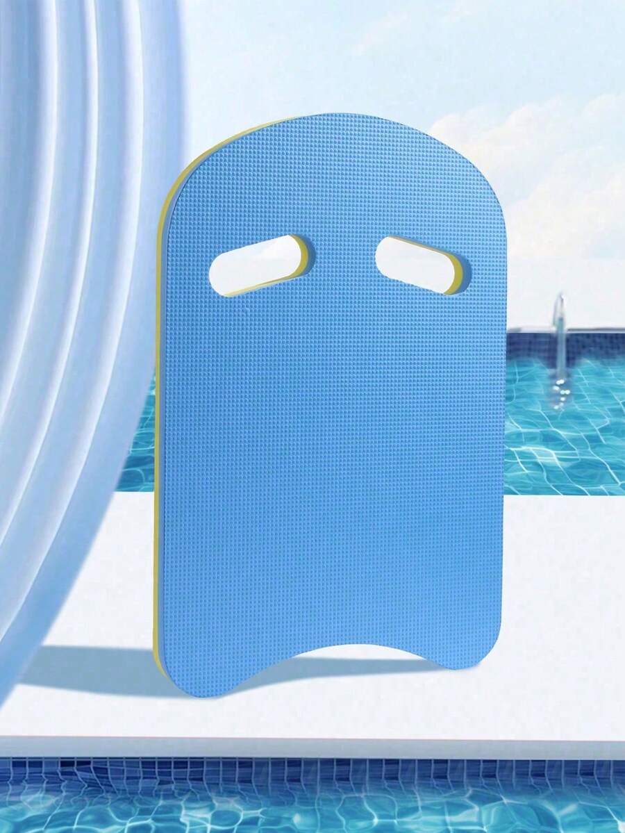 游泳踢水板训练踢水板通用U型游泳板EVA泡沫游泳板带扶手游泳学习辅助踢水板适合所有游泳者在游泳池和泳池派对中使用海滩必备海滩配件泳池漂浮物