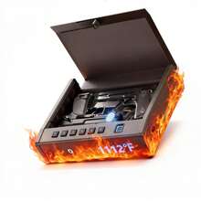 Fingerprint Unlocking,Large Storage CapacityBox - Black - View 1