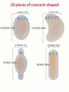 Coussinets antifrottement pour talons hauts, coussinets antifrottement pour les pieds, coussinets antifrottement en hydrogel pour les pieds, membrane pour les pieds, coussinets pour les pieds, pansements en hydrogel emballés individuellement, coussinets antifrottement pour les talons, isolation des coussinets pour les pieds, Galentines, chiot, carnaval, décorations de fête, chaussures, choix printemps été, cadeaux pour demoiselles d'honneur, chambre, décoration de chambre, décoration de chambre, plage, voyage, pour hommes, pour femmes, vacances, articles mignons - ovale - Voir 18