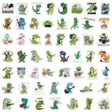 Pegatinas de banda de dinosaurios, Artes y Manualidades, para decorar papelería, tazas, equipaje, refrigeradores, patinetas, guitarras - B - Ver 5
