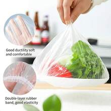 100/300/500pcs Elastic Food Covers With Preservation Bags, Reusable Elastic Food Bowl Lids, Dish Covers, Alternative To Aluminum Foil And Plastic Packaging, Minimalist And Convenient Thin Bowl Lids With Visible Preservation Film - View 8