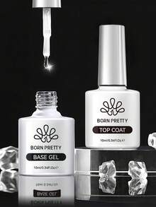 BORN PRETTY 10ml Base Coat & Top Coat Set, Salon Manicure Gel Polish, Super Glossy, Long-Lasting, Matte Finish - 1 Set - View 5