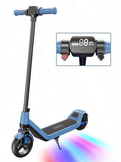 TODIMART T1 Small Electric Scooter, 150W Motor, 24V 2.5Ah Battery, 8-12 Km Range, Can Climb 10°, Load Capacity 60 Kg, Foldable For Storage, Suitable For Teenagers For Travel And Play