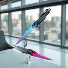 2026-1PC-Valorant-Singularity 2.0 Model-Plastic Folding Flick Knife-Game Weapon Display Prop-Birthday Gift-Holiday Gift - Multicolor - View 6