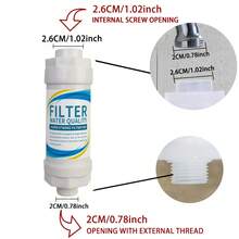 Home Improvement Kitchen & Bath Water Purification Equipment Faucet Water Purifier, Home Faucet Mounted Water Purifier With Dual Outlets, Portable Kitchen Water Filter, Tap Water Filter - White - View 7