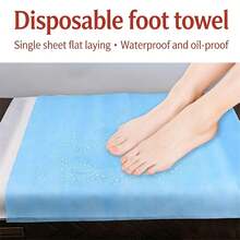 一次性浴巾，加厚防水防油，圆形、方形、U型，美甲沙龙枕套，无纺布按摩和足浴巾 - 彩色 - 查看 5