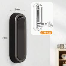 1-Piece Foldable Wall Hook Hidden Robe Towel Hat Hook Stainless Steel Hook For Home Kitchen Bathroom Matte Black Towel Rack - View 11