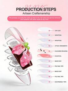 10片朋克摇滚风美甲贴纸，手工3D几何美甲贴花，包含斑马纹、豹纹、星星、十字架铆钉和水钻，Y2K时尚亚克力美甲贴纸，可重复使用，适合派对、拍照、舞会和日常佩戴，是送给女性和女孩的绝佳礼物，美甲饰品，美甲配件 - 彩色 - 查看 7