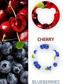 1pc Fruit Flavored Water Cup Ring, Cute Bear Shaped Fruit Scented Water Ring, Creative & Interesting Fruit Fragrance Ring That Won't Change Water Taste But Add Aroma - Multicolor - View 10