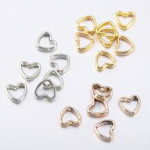 50pcs CCB Hollow Heart Beads, Suitable For DIY Jewelry Making Necklace Bracelet Accessories - Multicolor - View 4