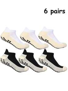 Men's Short Football Socks, Professional Match Towel Bottom Socks, Non-Slip Boat Socks For Fitness Training And Running - Multicolor - View 3