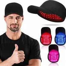 660nm & 850nm Red Light Therapy Hat Hair Loss Treatment Cap Hair Growth Regrowth LED Hair Growth Device, Advanced Laser Hair Growth Cap, Red Light Therapy For Hair Growth For Both Men And Women - Xem 5