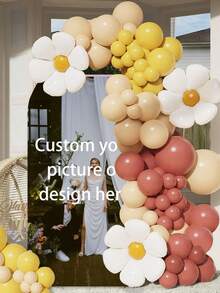 1 Set de Decoración de Fondo de Arco Personalizado, Decoración de Arco de Globos Personalizada para Fiesta de Cumpleaños, Soporte de Fondo de Arco de Boda para Decoración de Fiesta de Graduación - Multicolor - Ver 5