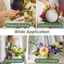 300 PCS 26 Gauge 14 Inch Floral Wire Stems Green Artificial Flower Stems Craft Flower Sticks For DIY Flower Making Wrapping Floral Arrangements Floral Crafts Decor - Green - View 7
