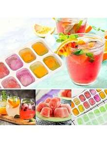 1/2pcs Multi-Function Chocolate Mold With Removable Lid, Stackable Tray With Cover, Refrigerator Tray, Essential Kitchen & Apartment Supplies - Multicolor - View 7