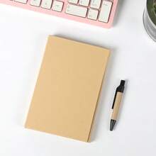 Cuaderno de papelería, notas adhesivas de papel kraft, set de bloc de notas multifuncional reforzado, set de suministros de oficina portátil - Multicolor - Ver 8