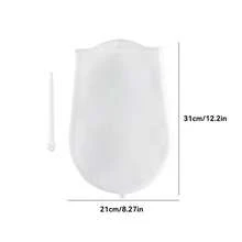 1 pieza Bolsa de amasar de silicona para hornear, bolsa antiadherente para amasar masa para evitar derrames de harina - Adecuada para panaderías, hogares y restaurantes - Blanco - Ver 11