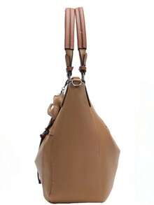 New Women's Handbag, Large Capacity, Ideal For Everyday Use, Women's Shoulder Bag, Tote Bag. - 酒紅色 - 查看 6