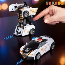 unilabo Juguete de coche de carreras transformable - Coche de carreras deslizante por inercia - Transformación automática - ¡Un regalo perfecto para que las mamás se lo den a sus hijos! Mini artículos, recuerdos de fiesta de coches de carreras, juguetes de coches para niños, coches de carreras, juguetes para niños, coche de carreras para niños, juguetes para niños, coche robot, juguetes de cumpleaños para niños, de vuelta a la escuela, ¡regalo de Pascua! - Multicolor - Ver 8